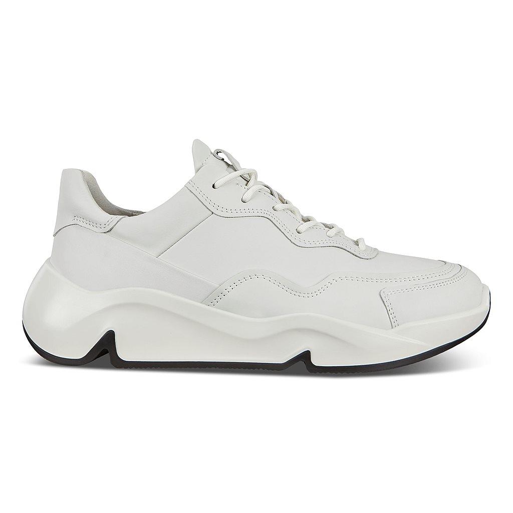 Baskets Ecco Chunky Homme Blanche 2539-WQNCJ